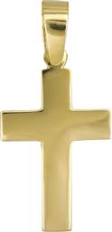 Κίτρινος κλασικός σταυρός Κ14 012317 012317 Χρυσός 14 Καράτια