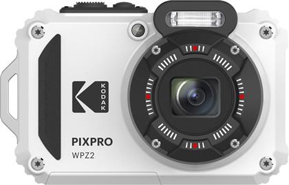 Kodak WPZ2 Compact Φωτογραφική Μηχανή 16MP Οπτικού Ζουμ 4x με Οθόνη 2.7'' και Ανάλυση Video Full HD (1080p) Λευκή