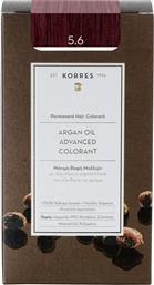 Korres Argan Oil Advanced Colorant 5.6 Καστανό Ανοιχτό Κόκκινο 50ml από το Pharm24