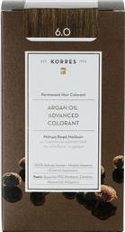 Korres Argan Oil Advanced Colorant 6.0 Ξανθό Σκούρο Φυσικό 50ml από το Pharm24