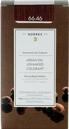 Korres Argan Oil Advanced Colorant 66.46 Έντονο Κόκκινο Βουργουνδίας 50ml από το ΑΒ Βασιλόπουλος