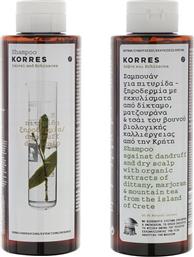 Korres Laurel & Echinachea Σαμπουάν κατά της Ξηροδερμίας για Όλους τους Τύπους Μαλλιών 2x250ml από το Pharm24