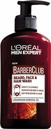 L'Oreal Men Expert BeardClub Beard, Face & Hair Wash 200ml από το Pharm24