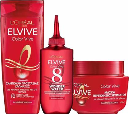 L'Oreal Paris Elvive Color Vive Wonder Σετ Περιποίησης για Βαμμένα Μαλλιά με Σαμπουάν και Μάσκα 3τμχ