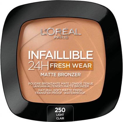 L'Oreal Paris Infallible 24H Fresh Wear Matte Bronzer 250 Light