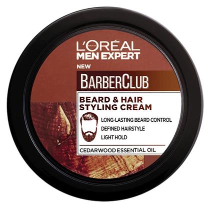L'Oreal Paris Κρέμα Μαλλιών Men Expert BarberClub για Διαμόρφωση με Ελαφρύ Κράτημα 75ml από το Pharm24