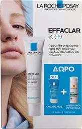 La Roche Posay Effaclar K(+) Oily Skin Cream 40ml Με Effaclar Gel 50ml & Anthelios Oil Correct Spf 50+ 3ml