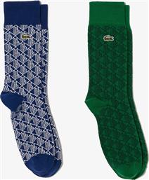 Lacoste Ανδρικές Κάλτσες Πολύχρωμες 2Pack