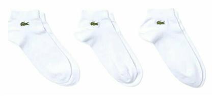 Lacoste Ανδρικές Μονόχρωμες Κάλτσες Λευκές 3Pack από το Notos