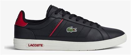 Lacoste Europa Pro Ανδρικά Sneakers Μαύρα
