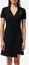 Lacoste Mini Φόρεμα Κρουαζέ Black από το Spartoo