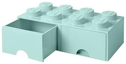 Lego Παιδικό Κουτί Αποθήκευσης από Πλαστικό 8 Knobs Τιρκουάζ 50x25x17cm από το GreekBooks