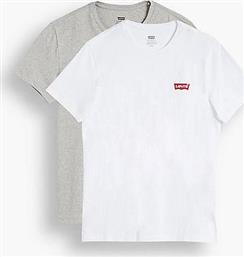 Levi's Crewneck Graphic 2 Pack Ανδρικό T-shirt Κοντομάνικο Πολύχρωμο από το Spartoo