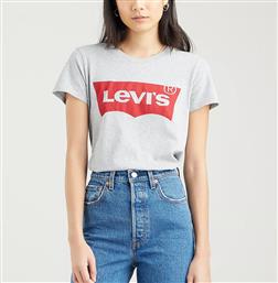 Levi's Γυναικείο T-shirt Γκρι με Στάμπα από το Modivo