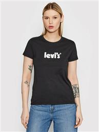 Levi's Γυναικείο T-shirt Μαύρο με Στάμπα από το Modivo