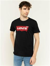 Levi's Housemark Ανδρικό T-shirt Κοντομάνικο Μαύρο
