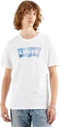 Levi's Housemark Graphic Ανδρικό T-shirt Λευκό με Λογότυπο