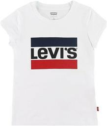 Levi's Παιδικό T-shirt για Κορίτσι Λευκό από το Spartoo