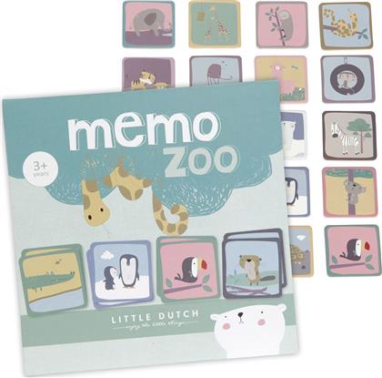 Little Dutch Εκπαιδευτικό Παιχνίδι Memo Zoo για 3+ Ετών