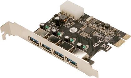 LogiLink Κάρτα PCIe σε 4 θύρες USB 3.0 από το Public