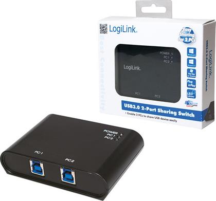 LogiLink 2-Port USB 3.0 sharing switch (UA0216) από το e-shop