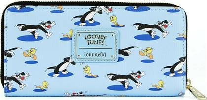 Loungefly Looney Tune Tweety & Sylvester Παιδικό Πορτοφόλι Κερμάτων με Φερμουάρ για Αγόρι Γαλάζιο LTWA0005 από το Designdrops