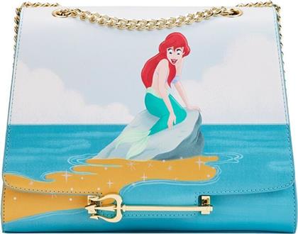 Loungefly The Little Mermaid Tritons Παιδική Τσάντα Ώμου Μπλε 25.6x8.7x20εκ. από το Designdrops