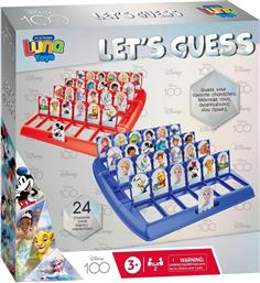 Luna Επιτραπέζιο Παιχνίδι Let's Guess Disney 100 για 2 Παίκτες 3+ Ετών από το e-Fresh