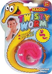 Magic Twisty Worm Τρικ Σκουληκάκι Φούξια από το Public