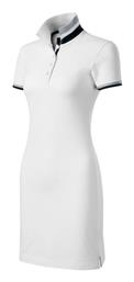Malfini Καλοκαιρινό Mini Αθλητικό Φόρεμα Κοντομάνικο Λευκό