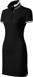 Malfini Καλοκαιρινό Mini Αθλητικό Φόρεμα Κοντομάνικο Μαύρο από το MybrandShoes