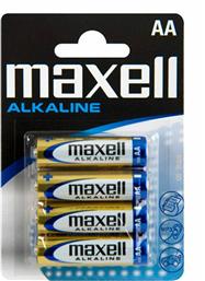 Maxell Αλκαλικές Μπαταρίες AA 1.5V 4τμχ