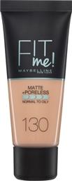 Maybelline Fit Me Matte + Poreless Liquid Make Up 130 Buff Beige 30ml
