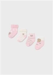 Mayoral Παιδικές Κάλτσες Ροζ 4 Ζευγάρια από το SerafinoShoes