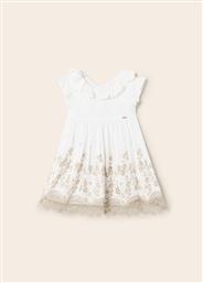 Mayoral Παιδικό Φόρεμα Αμάνικο Λευκό
