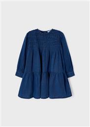 Mayoral Παιδικό Φόρεμα Τζιν Μακρυμάνικο Μπλε