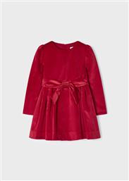Mayoral Παιδικό Φόρεμα Βελούδινο Μακρυμάνικο Κόκκινο από το Modivo