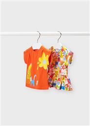 Mayoral Σετ Παιδικές Καλοκαιρινές Μπλούζες Πολύχρωμες