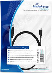 MediaRange Regular USB 2.0 to micro USB Cable Μαύρο 1.8m (MRCS184) από το Public