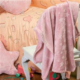 Melinen Κουβέρτα Κούνιας Starito Fleece Pink 107x160cm από το Aithrio