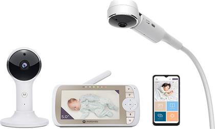 Motorola Ασύρματη Ενδοεπικοινωνία Μωρού με Κάμερα & Οθόνη 5'' με Νανουρίσματα από το Plus4u