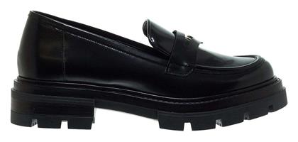Mourtzi Δερμάτινα Γυναικεία Loafers σε Μαύρο Χρώμα από το Brandbags