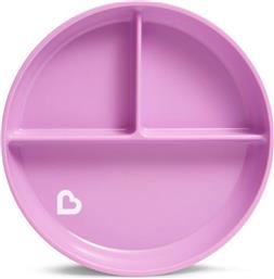 Munchkin Παιδικό Πιάτο Φαγητού Stay Put από Πλαστικό Light Purple από το Designdrops