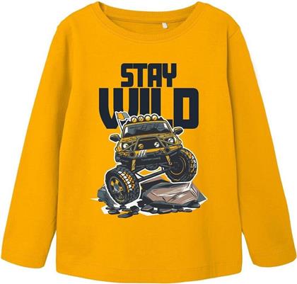 Name It Παιδική Χειμερινή Μπλούζα Μακρυμάνικη Κίτρινη από το SportsFactory