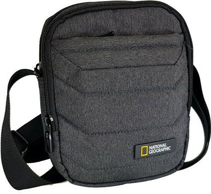 National Geographic Ανδρική Τσάντα Ώμου / Χιαστί σε Γκρι χρώμα από το Brandbags
