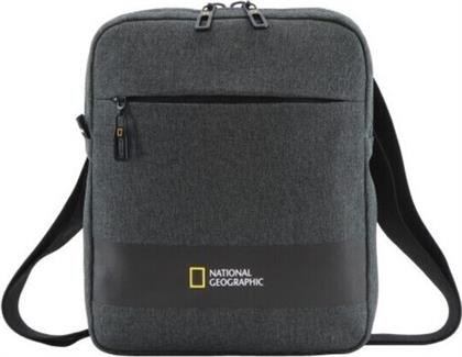 National Geographic Ανδρική Τσάντα Ώμου / Χιαστί σε Γκρι χρώμα