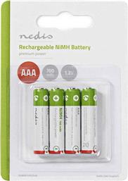 Nedis Επαναφορτιζόμενες Μπαταρίες AAA Ni-MH 700mAh 1.2V 4τμχ από το Public