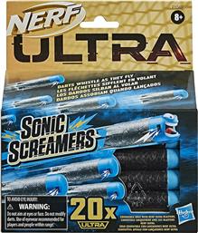 Nerf Σφαίρες Sonic Screamers 20 Dart Refill Ultra για 8+ Ετών