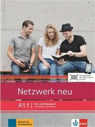 Netzwerk A1.1 neu Kursbuch und Arbeitsbuch (+audio&video Online)