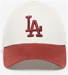 New Era LA Dodgers Jockey Light Cream/ Cardinal από το Spartoo